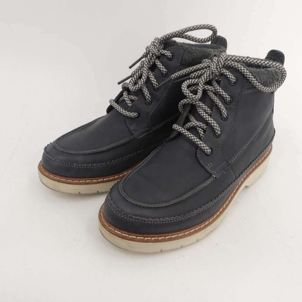 Clarks Korik‎ Rise GTX Dark Gray Lace Up Winter Boots Women's Size 7.5